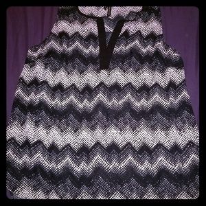 Tank top sheer material